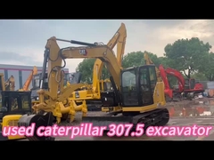0.33м3 Бычок Новейшая модель Мини Подержанная Гусеница 307.5 Экскаватор подержанный CAT экскаватор