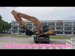 210W-9T Hyundai Колесный экскаватор Использованное строительное оборудование Hyundai 21 тонна