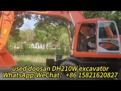 Легкое обслуживание DH210 Колесный экскаватор Doosan 21 тонны Digger
