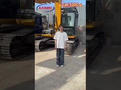 Безопасность 20 тонн экскаватор Cat использованный экскаватор Cat 320d Противоупорный на погодные условия